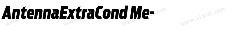 AntennaExtraCond Me字体转换